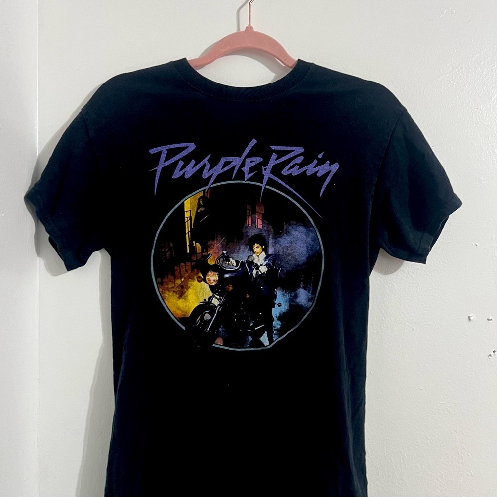 Prince Black Graphic Tee. RARE!